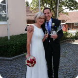 Spalier zur Hochzeit von unseren Mitgliedern Anita und Hans
